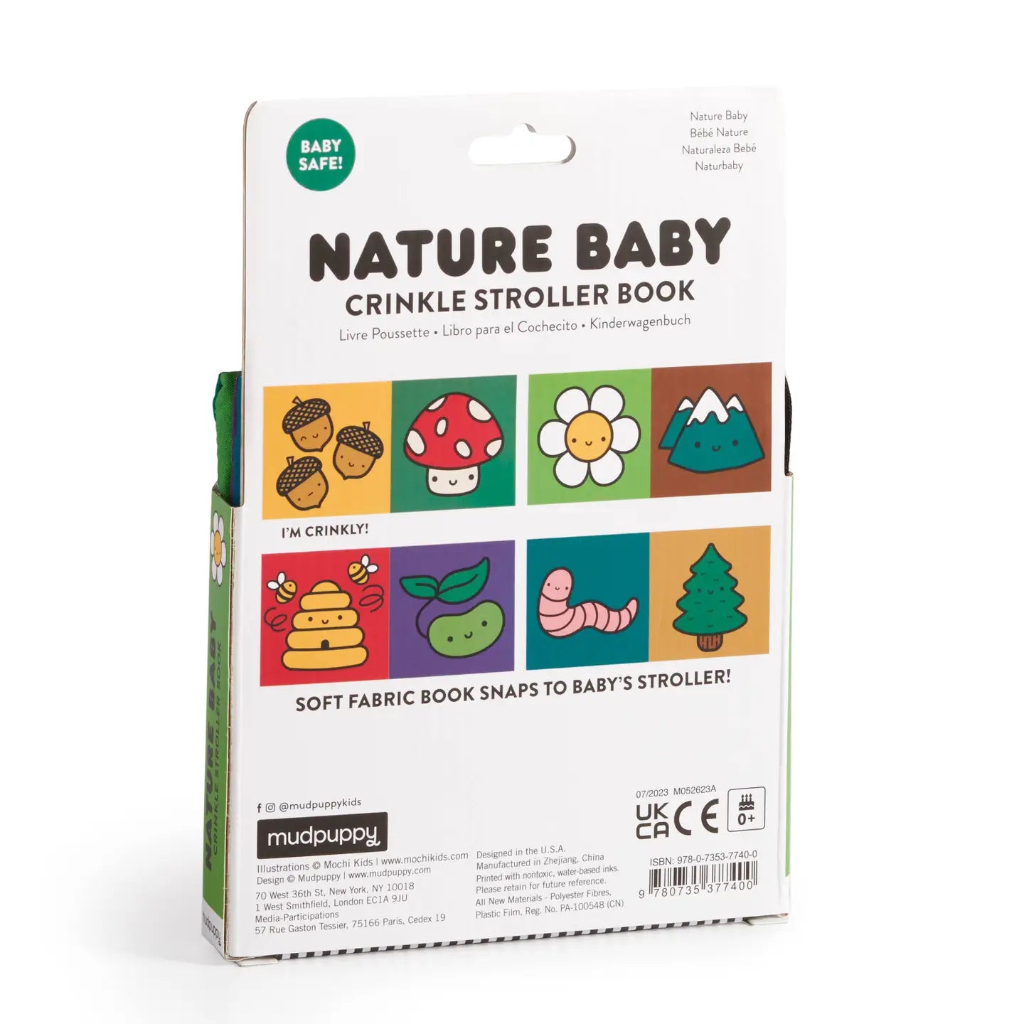 NATURE BABY fabric stroller book