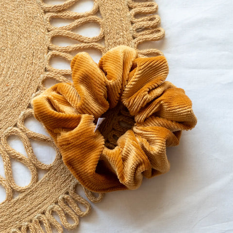 HONEY corduroy scrunchie