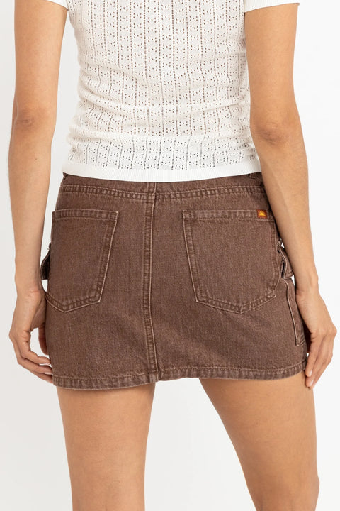 TIMBER cargo mini skirt