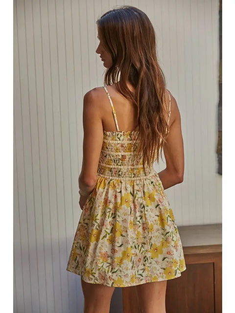 SUNPETAL mini dress