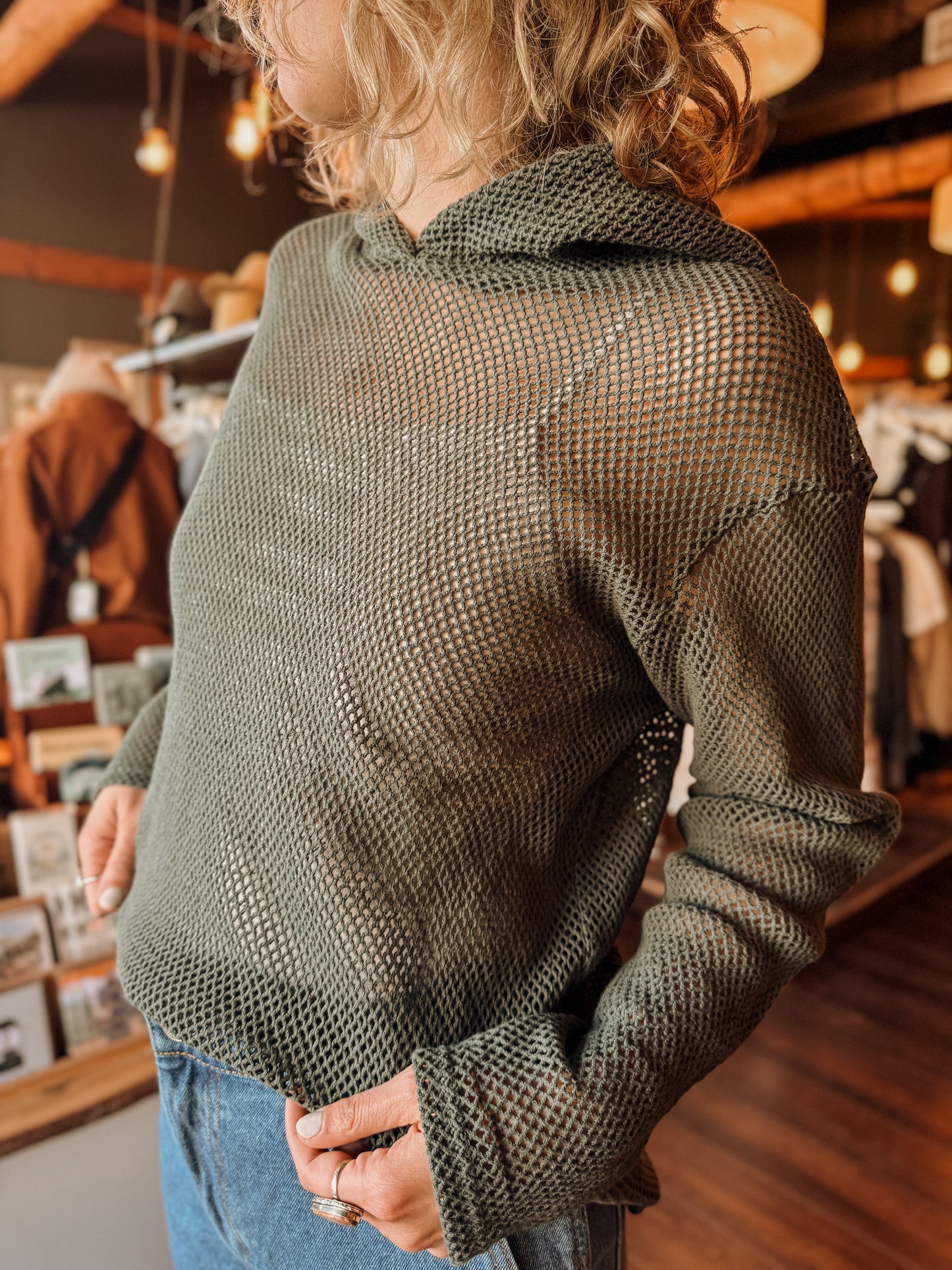 BILLY mesh hoodie