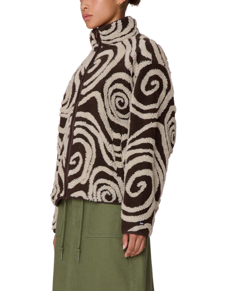 SWIRLS jacquard jacket