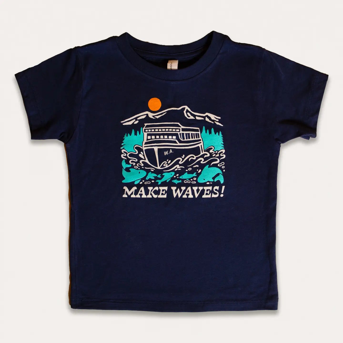 MAKE WAVES kids tee