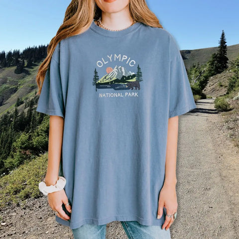 OLYMPIC NAT’L PARK embroidered tee