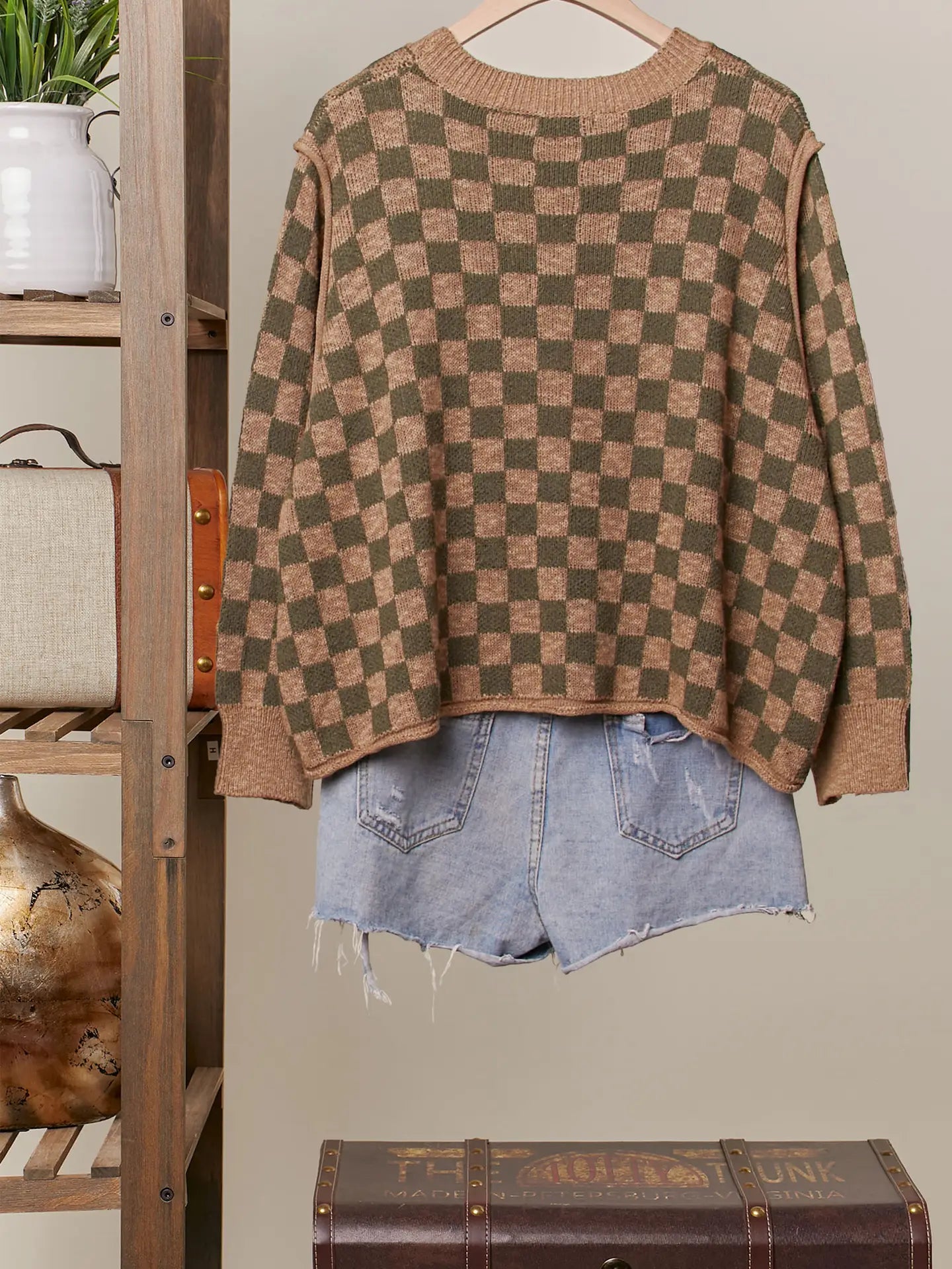 CHECKERS & CHAI knit sweater