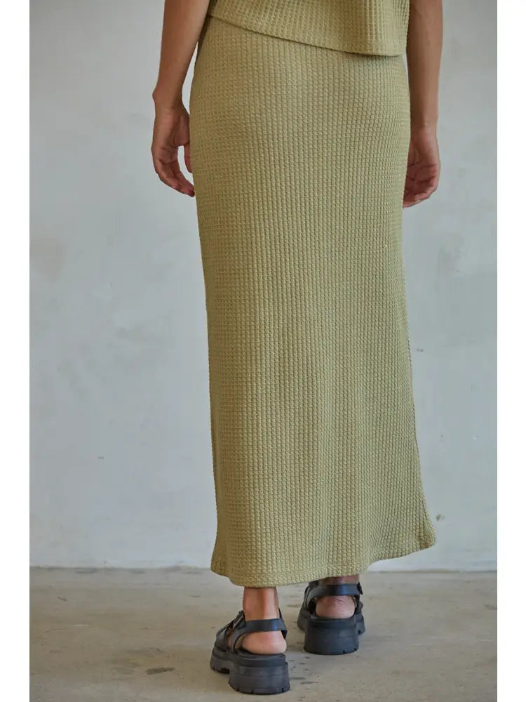 STONEFERN knit thermal skirt