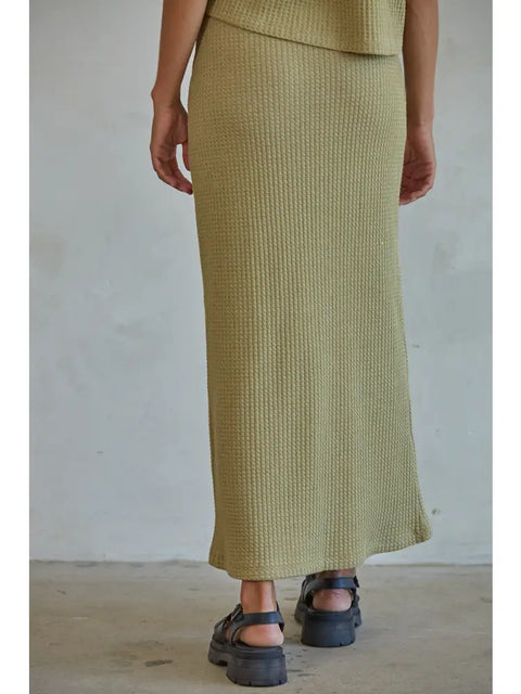 STONEFERN knit thermal skirt