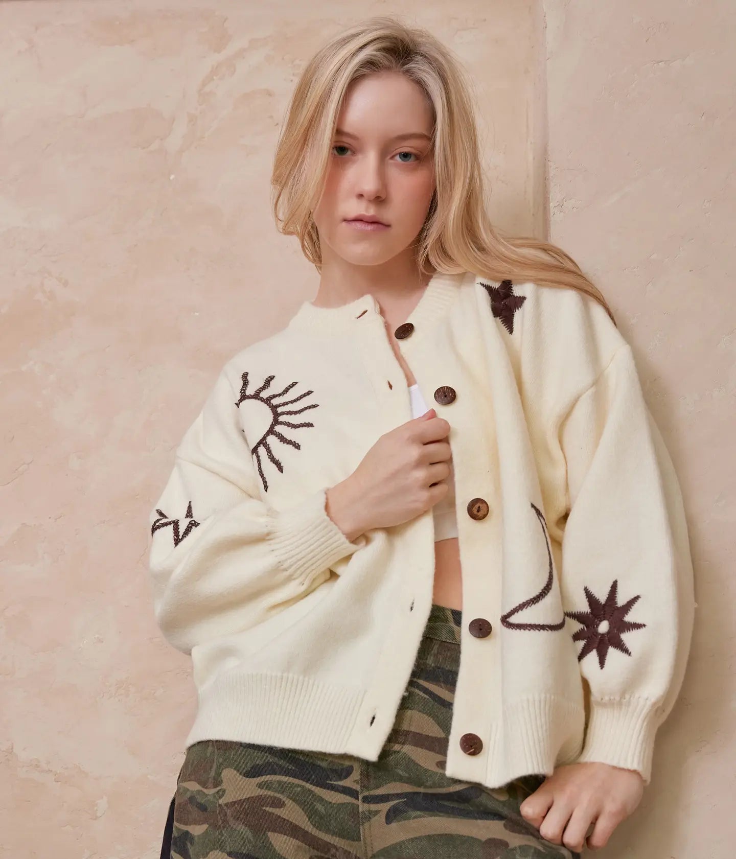 CELESTIAL embroidered cardigan