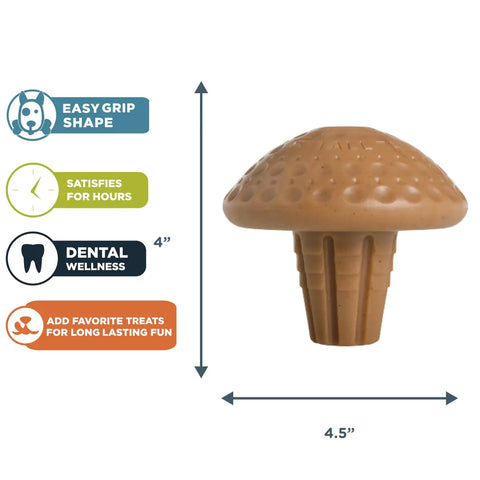 MUSHROOM dog chew toy