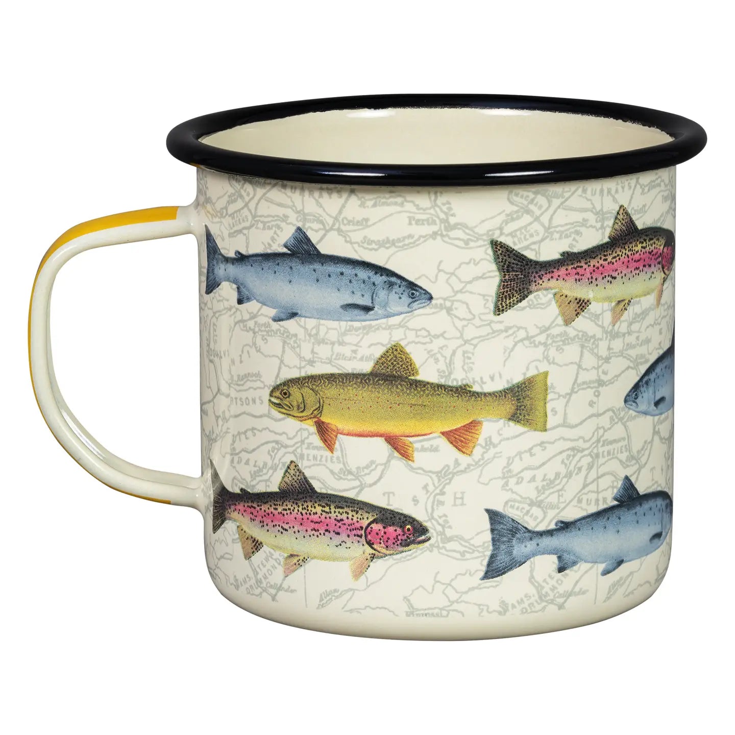 FISH 17oz. enamel mug