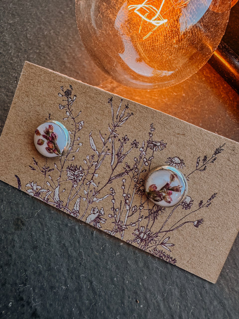 WILDFLOWEAR DRIED LAVENDER earrings