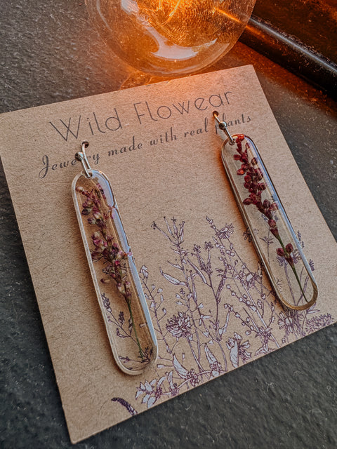 WILDFLOWEAR DRIED LAVENDER earrings