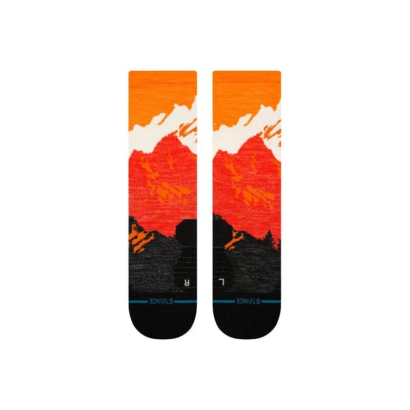 OUT OF RANGE light wool crew socks