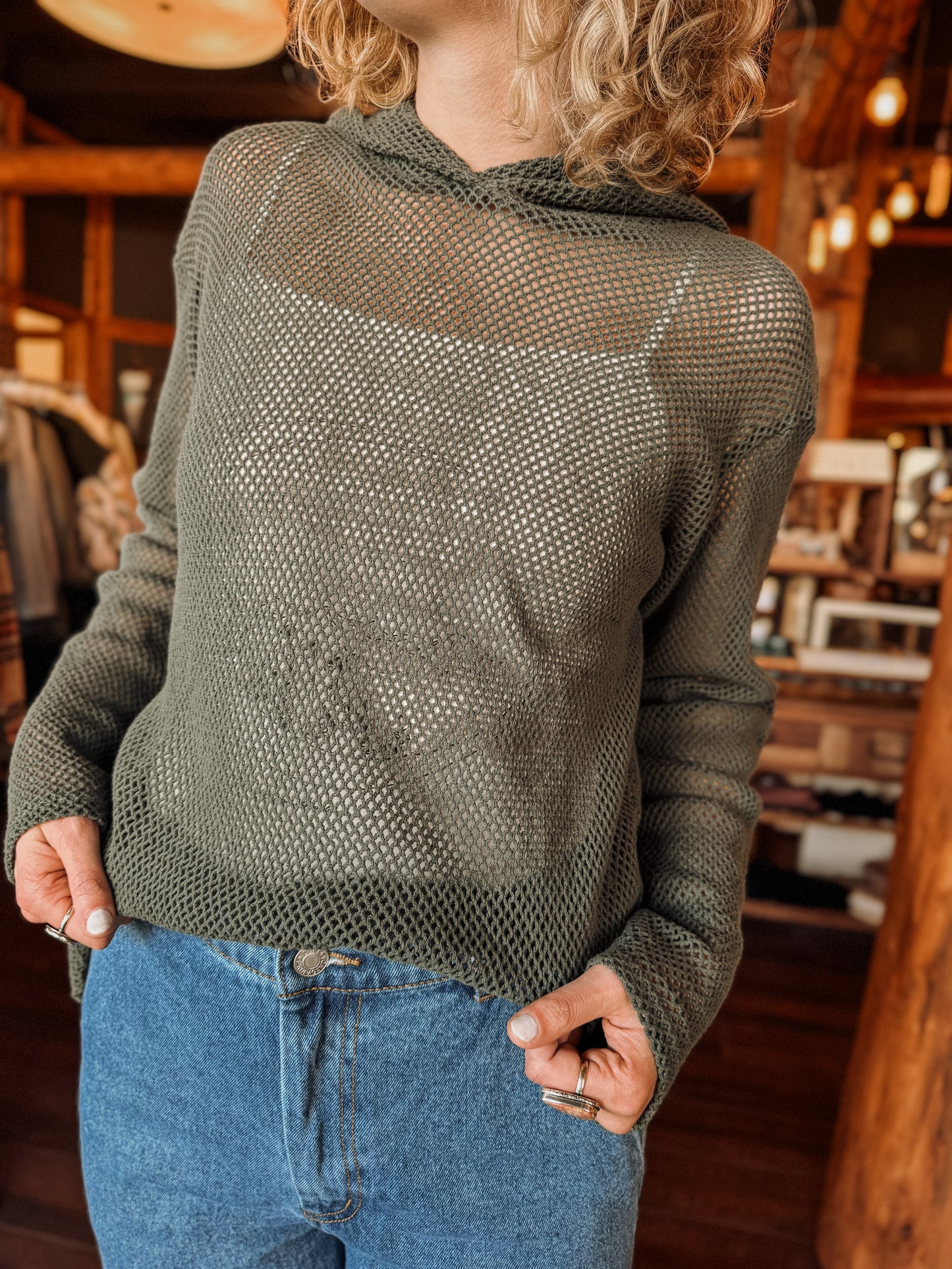 BILLY mesh hoodie