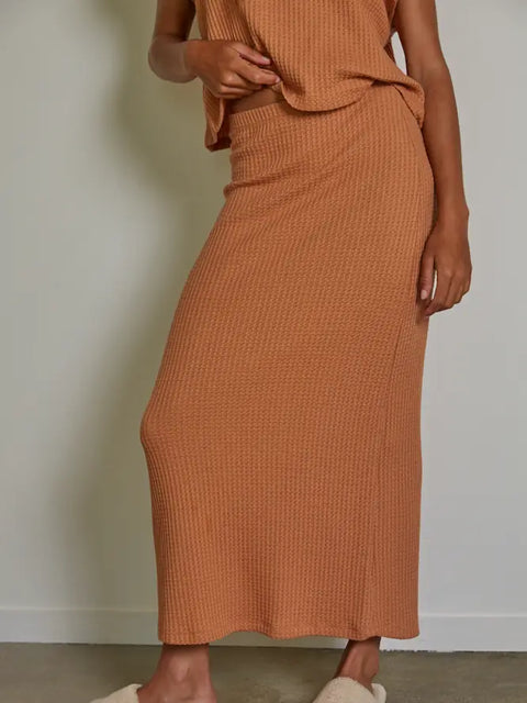 STONEFERN knit thermal skirt