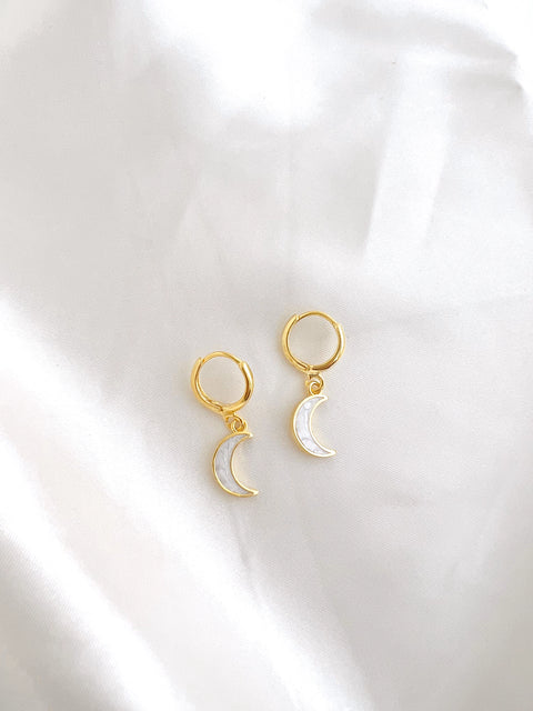 OPAL MOON gold huggies