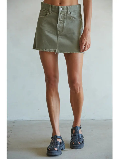 SAGE FRAY denim mini skirt