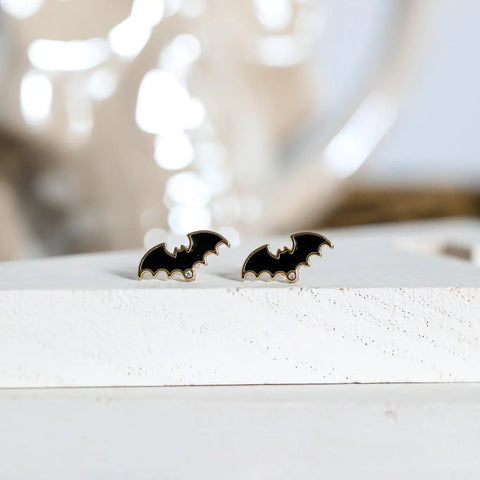 BAT stud earrings