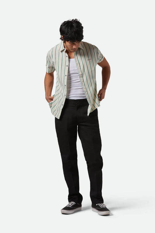 CRU stripe relaxed shirt