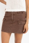 TIMBER cargo mini skirt