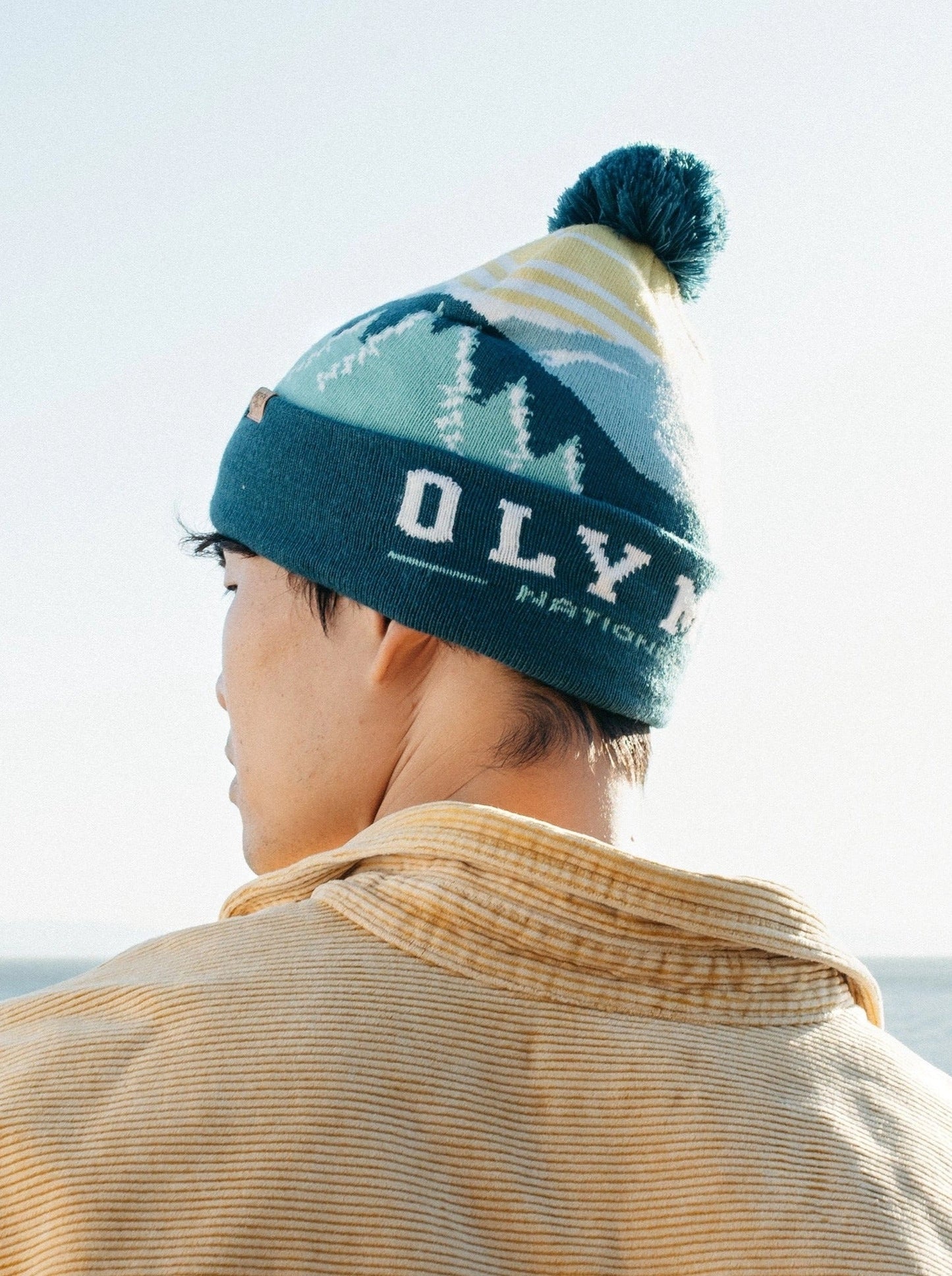 OLYMPIC RIVERS pom beanie