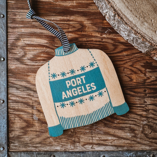 PORT ANGELES sweater ornament