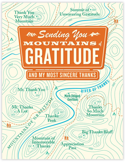 MOUNTAINS OF GRATITUDE card