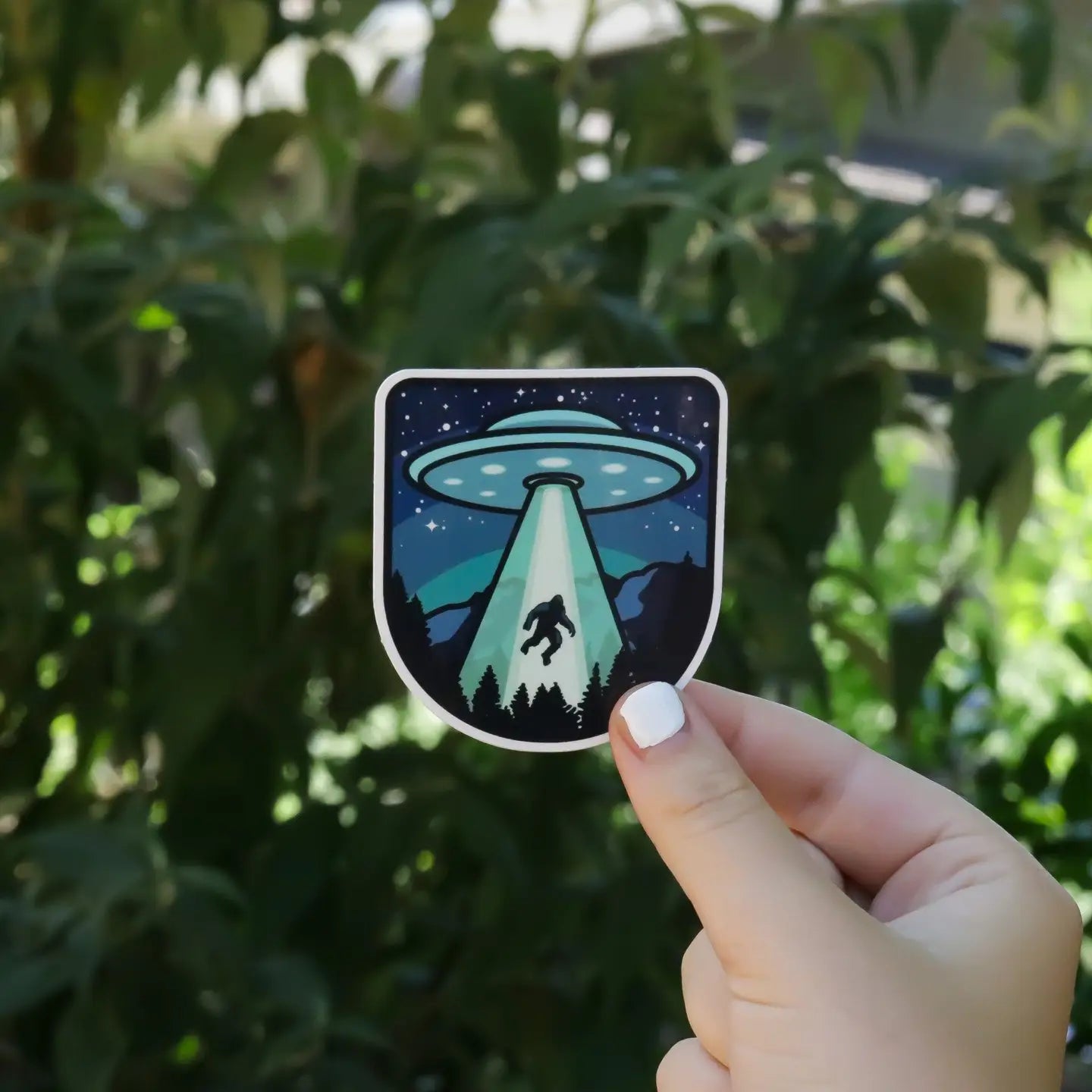 BIGFOOT UFO sticker