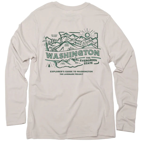 EXPLORE WASHINGTON long sleeve tee