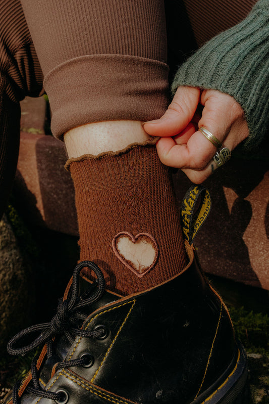 MY HOLE HEART socks