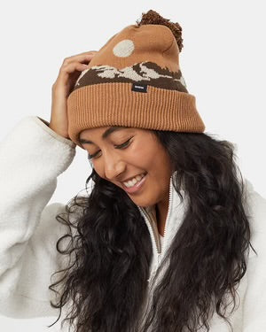 MOUNTAIN SCENIC pom beanie