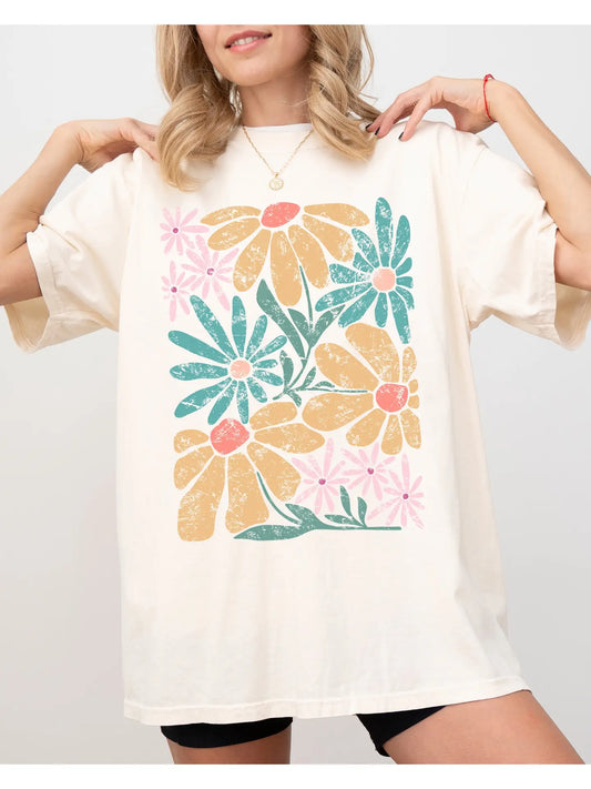 ABSTRACT BLOOM tee