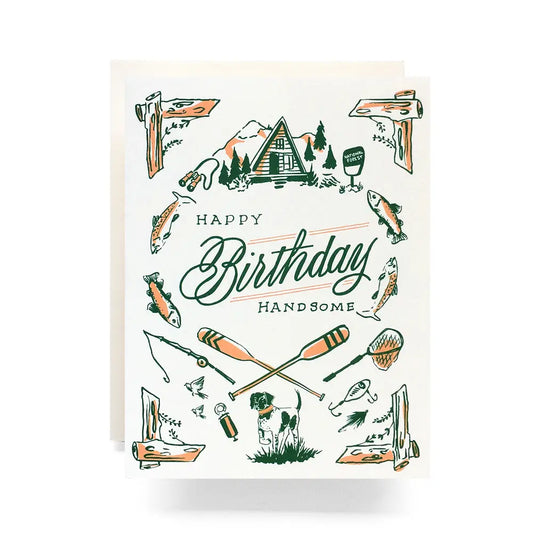 OUTDOORSMEN BIRTHDAY card