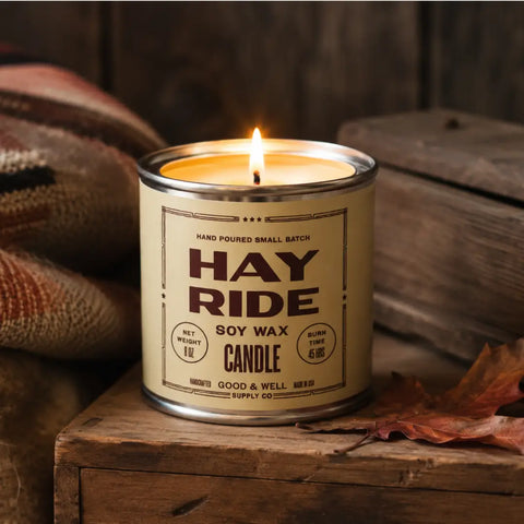 HAY RIDE candle