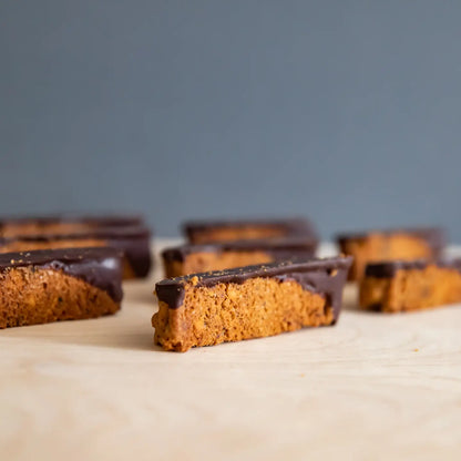 RANGER dark chocolate hazelnut biscotti