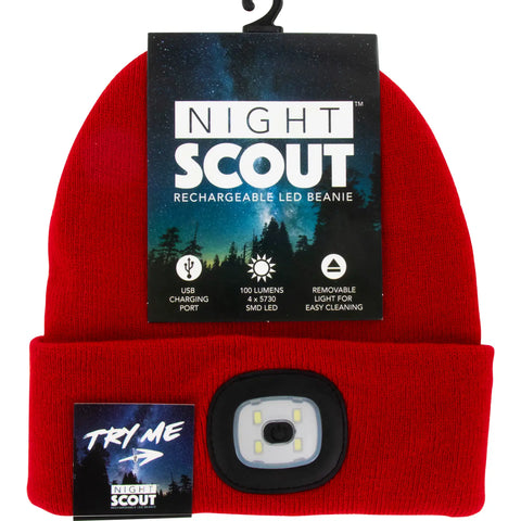 NIGHT SCOPE headlamp beanie