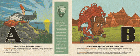 NATIONAL PARKS A TO Z book