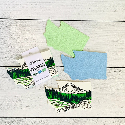 WA COMPOSTABLE 3-sponge set