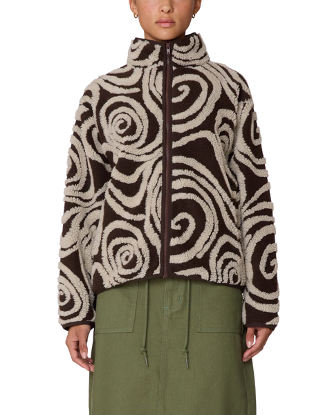 SWIRLS jacquard jacket