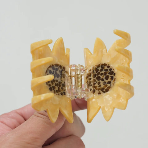 SUNFLOWER claw hair clip
