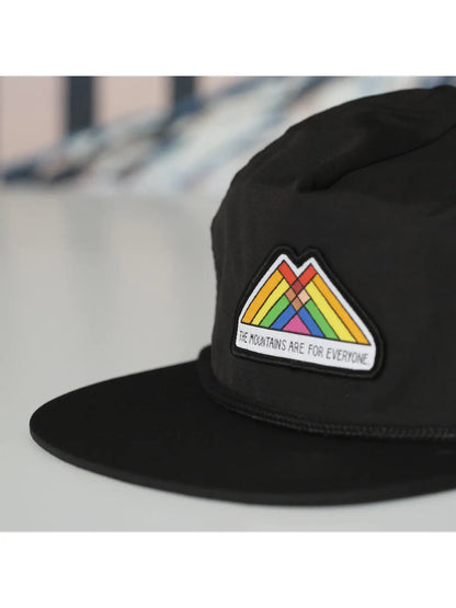 THE MOUNTAINS ARE FOR EVERYONE nylon hat