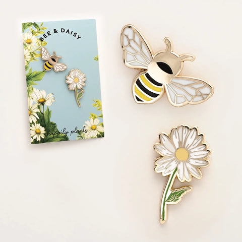 POLLINATOR enamel pin set