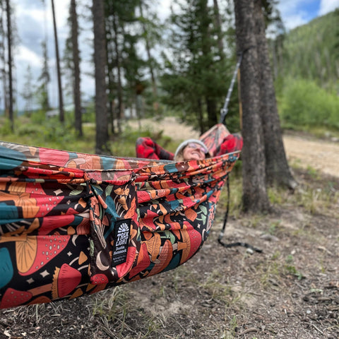 LOOP RENTAL: midnight mushroom double hammock