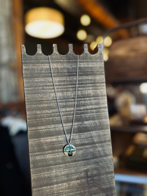 TREE OF LIFE handpainted necklace