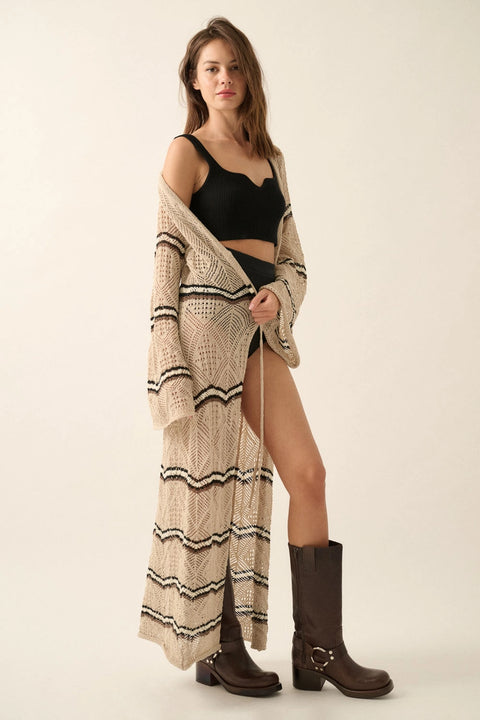 SAN JUAN knit duster