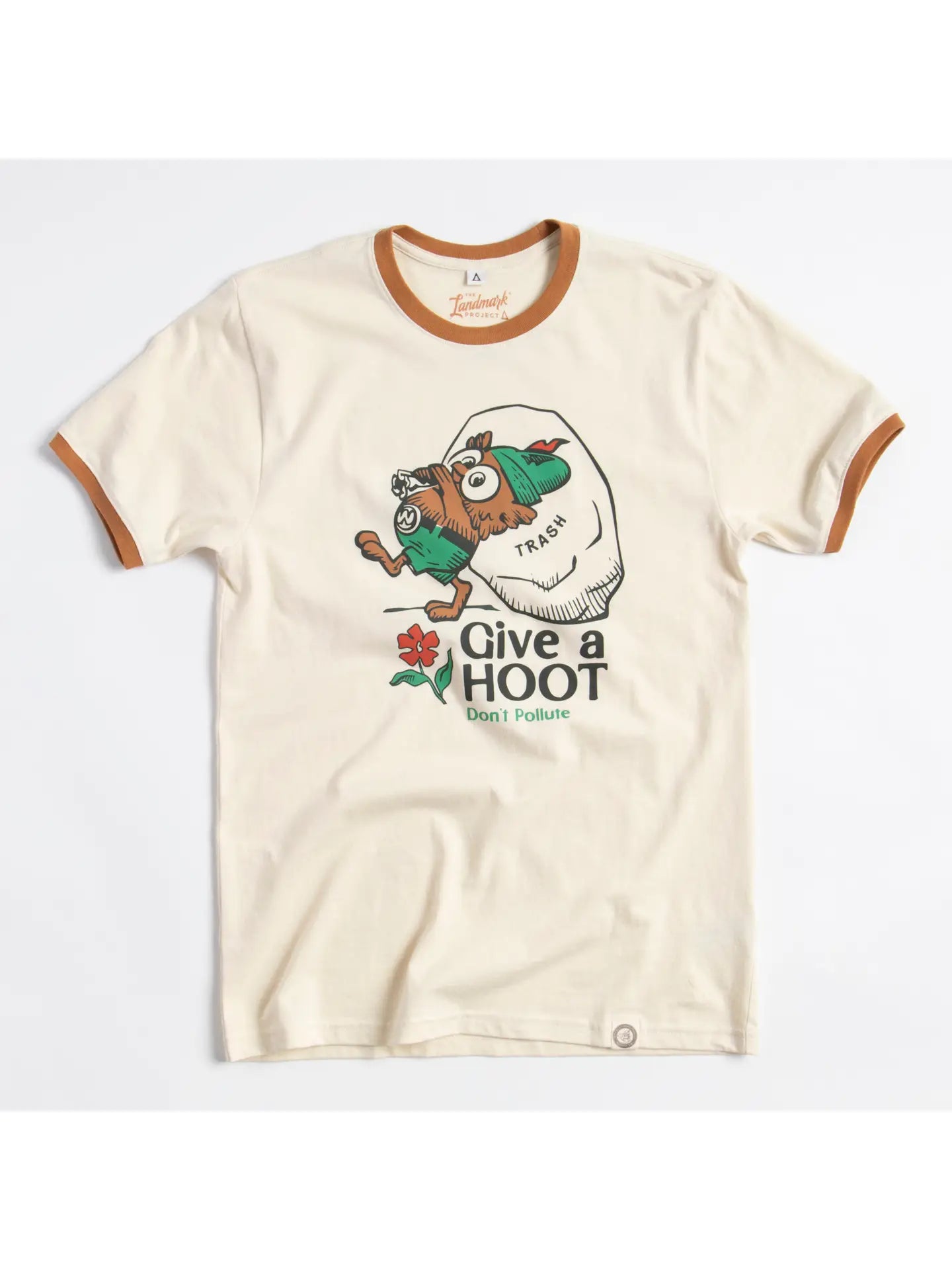 GIVE A HOOT ringer tee
