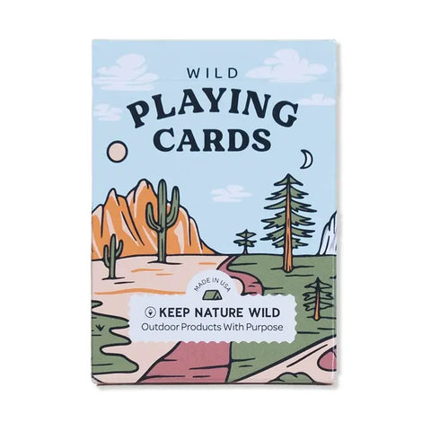 WILD playing cards