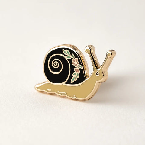SNAIL enamel pin