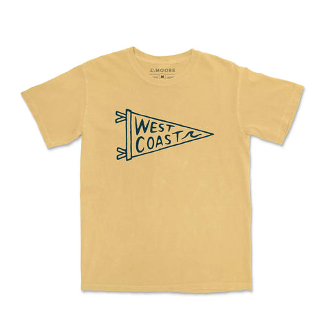 WEST COAST PENNANT tee