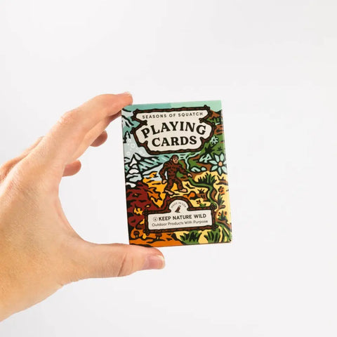 SEASONS OF SQUATCH playing cards